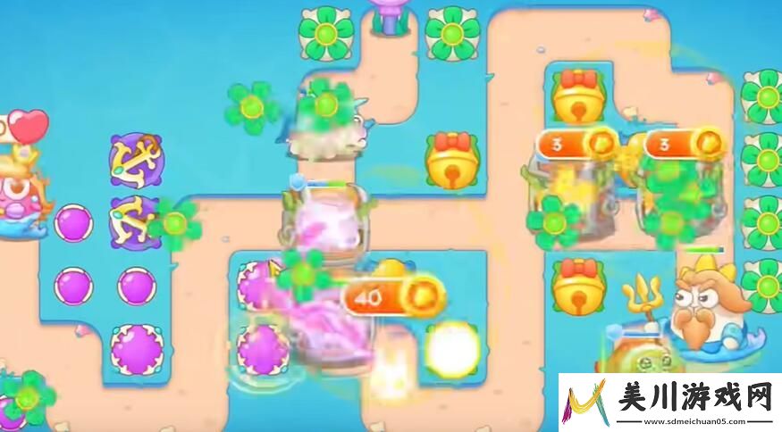 保卫萝卜4海的闺女第46关通关攻略