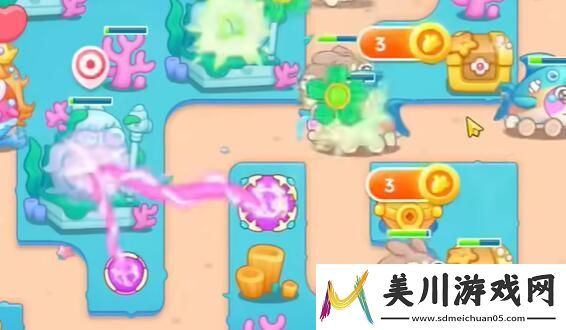 保卫萝卜4海的闺女第46关通关攻略