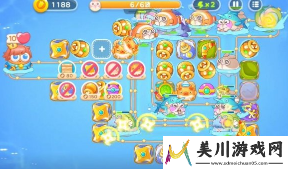 保卫萝卜4海的闺女第50关通关攻略
