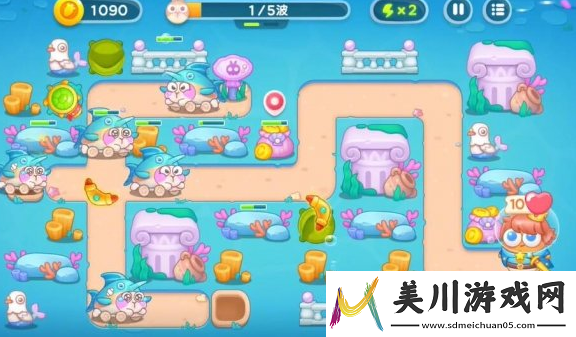 保卫萝卜4海的闺女第50关通关攻略