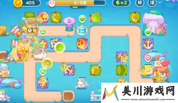 保卫萝卜4海的闺女第50关通关攻略