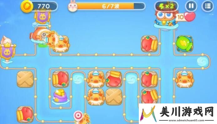 保卫萝卜4海的闺女第62关通关攻略