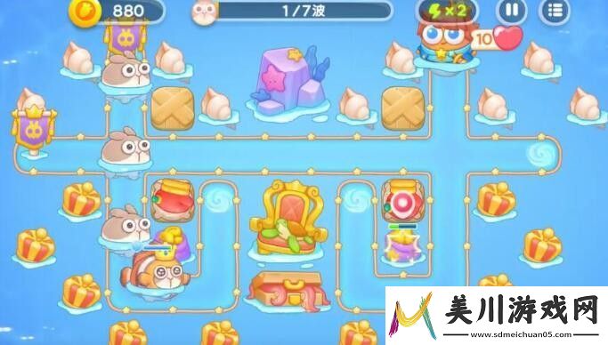 保卫萝卜4海的闺女第62关通关攻略
