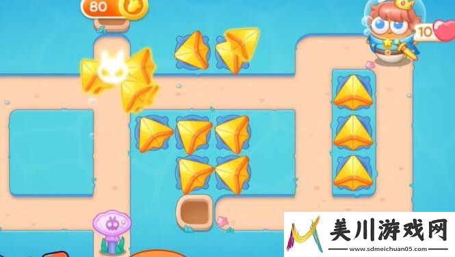 保卫萝卜4海的闺女第61关通关攻略