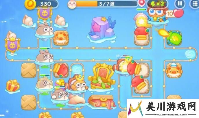 保卫萝卜4海的闺女第62关通关攻略